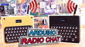 Radio chat with arduino and keyboard PCB