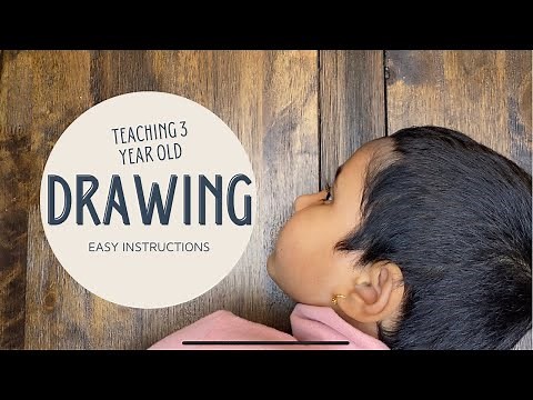 Teaching Drawing to a 3 Year Old