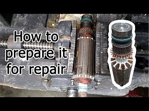 Removing armature winding's part 1 (3)