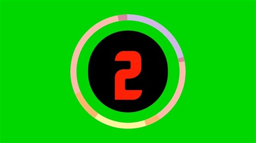 Countdown, Count, Timer. Free Stock Video