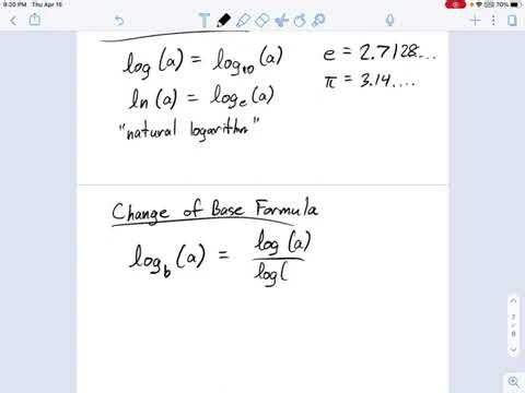 SM3.06.30 - Properties of Logarithms