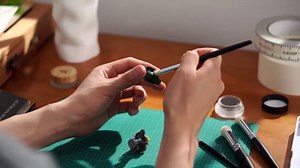 ARTIFY Miniature Drybrush Paint Brush Set: 14-Piece Round Small Detail Model Paintbrushes, Thin Mini Tiny Micro Paint Brushes for Miniature Painting