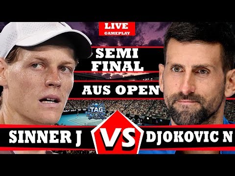 LIVE: SINNER J VS DJOKOVIC N | Australian Open 2026 #tennis #wta #atp #ao2026 #djokovic #sinner