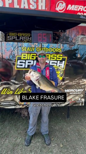 Congrats to Blake Frasure of Kentucky for winning the final hour on Friday! It ain’t over till it’s over! 🤑 | Big Bass Splash