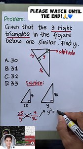 52K views · 508 reactions | Triangle Similarity‼️ #maths #CSEReview #LETReview #mathreview #mathmajor #viralvideo #SAT | Math Teacher Mario | Facebook