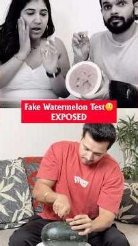 Fake watermelon test Exposed - red color? Let’s understand the science behind it?
