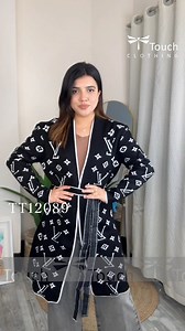 72K views · 484 reactions | Royal Monogram Belted Winter Cardigan #style #coat #winter #outfitofthedayideas #ttouchclothing | TTouch Clothing | Facebook