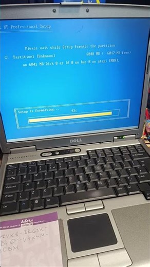 Installing windows xp on laptop dell latitude d610