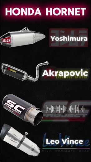 Honda Hornet Best Exhaust Sounds! #dyno #exhaust #hondahornet