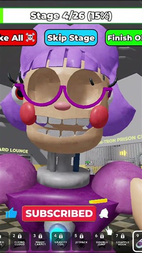 📹 TUNG TUNG SAHUR escape MISS ANI TRON PRISON RUN! #barry #roblox #shorts #tungtungtungsahur