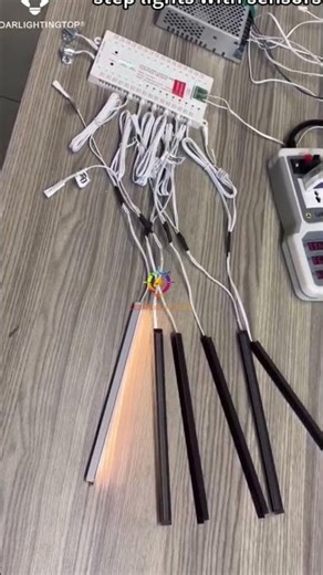 ARLIGHTING Step-by-Step Human Sensor Linear Stair Lights