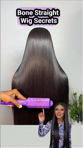 How to Get Bone Straight Hair | Best Products for Silk Press & Wig Straightening