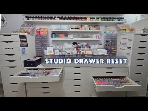 Resetting My Nail Studio Drawers | Full Organization Overhaul