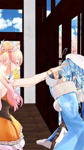 【mmd】Color Mixing みどり/どこでもジャンボリー！ #mmdホロライブ #ホロライブmmd