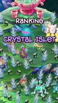 Ranking EVERY Monster on CRYSTAL ISLET - My Singing Monsters #shorts