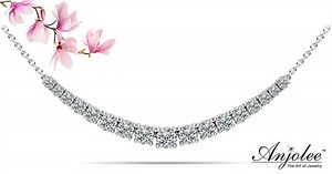 7 comments | TAKE A LOOK: A stylish chain combined with a strand of round diamonds in graduating sizes makes this necklace an affordable option. | Anjolee - The Art of Jewelry | Facebook