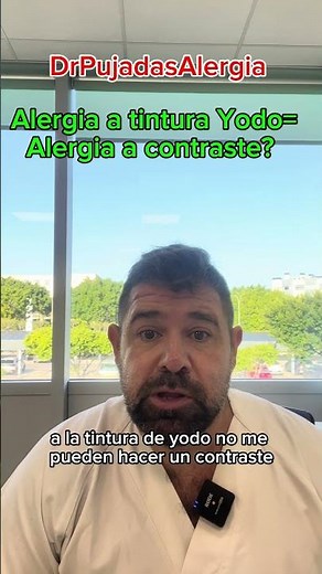 “Soy alérgico a la tintura de yodo… ¿puedo usar contraste? 🤔💉 | Dr. Pujadas”