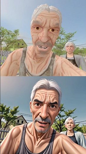 Original Old Schoolboy Runaway Jumpscares vs Anime Old Schoolboy Runaway Jumpscare #schoolboyrunaway