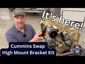 Version 2.0! High Mount AC Bracket Kit 2.0 - DIY Cummins Swap