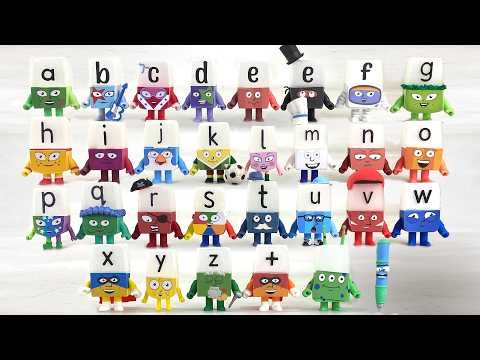 Alphablocks Toys - DIY Magnetic Figures (Complete Collection A-Z) || Keiths Toy Box