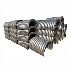 [Hot Item] Aohong Cheap Custom Size Galvanized Culvert Pipe Corrugated Carbon Steel Culvert Pipe Chinese Road Culvert Pipe