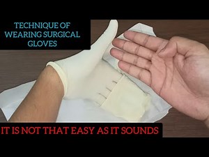 DONNING OF STERILE GLOVES ( Open Glove Technique )
