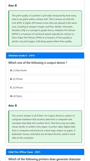 Output Devices: Types, Working Principles, and Applications