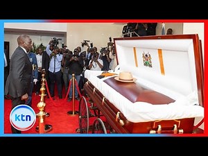 Body viewing of Raila Odinga underway at Kasarani Stadium