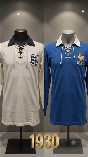 England vs France | Jersey Evolution (1930–2026) | Every FIFA World Cup Kit! ⚽🏆