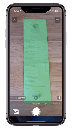 Fast Receipt Capture