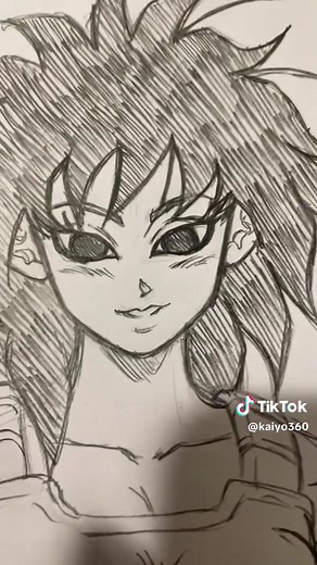Well damn 😭 #bardock #ginedragonball #gine #goku #art #drawing