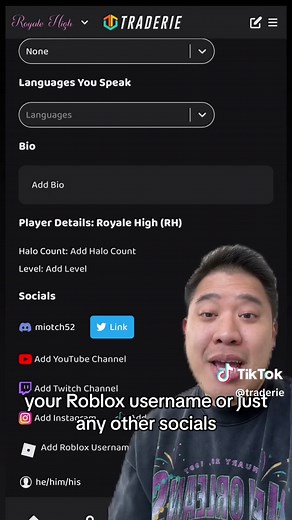 “How do you use Traderie?” “Traderie is so confusing!” “I want to trade my Roblox items, but Traderie is too much!” These are all things we’ve been hearing, so we wanted to give a step-by-step tutorial on how to trade on Traderie! Here’s how to get started on Traderie and making a profile! #Traderie #TraderieRoyaleHigh #robloxtrading #robloxtrade #royalehightrading #adoptmetrades #petsimtrading #mm2trading #robloxfyp
