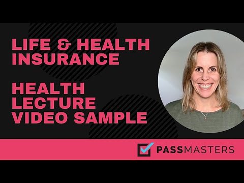 Life & Health Insurance Exam Prep Section 1 Lecture Video Sample