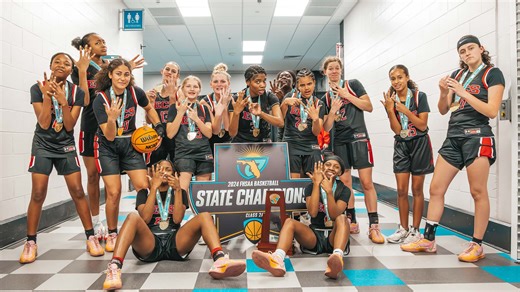Girls Basketball: ECS survives late surge by Central Florida Christian for first state title
