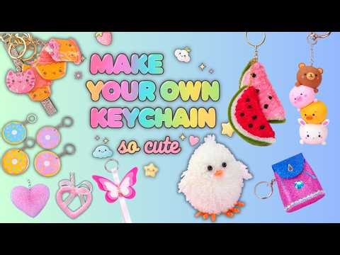 How to Make Easy DIY Keychains | 9 Creative Crafts 🌈✨