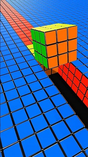 Infinite Rubik's Cube Transformation #animation #satisfying