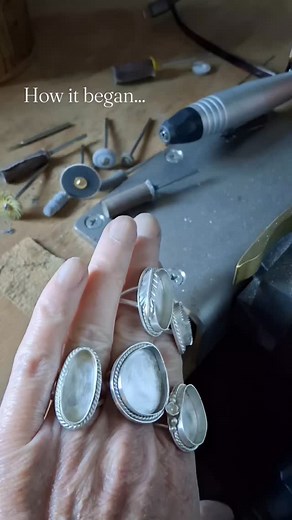 5 comments | ✨️From rough to finished — these turquoise rings have...