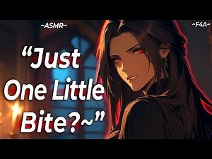 Vampire Crush Asks For a Nibble~ 🩸| Bites | Cuddles | Whispers | ASMR Roleplay | F4A