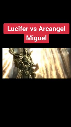 Lucifer vs Arcangel Miguel Battle in the Sky