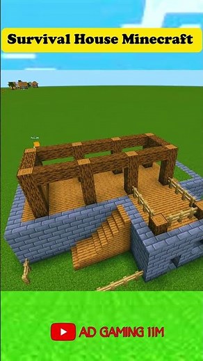 Minecraft Survival Starter House 🏠 #minecraft