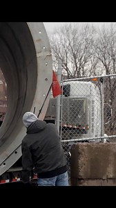 2.4K views · 27 reactions | 22’8” wide load VS narrow Gate | Trans-United Specialized Hauling | Facebook