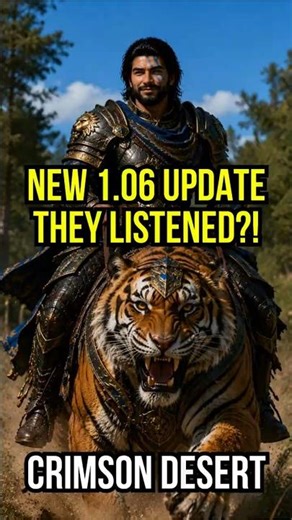 Crimson Desert 1.06 Update Changed EVERYTHING 😳 #crimsondesert #crimsondesertupdate #shorts