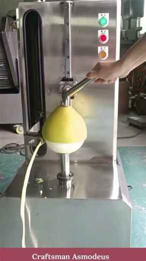 Orange peeling machine operation process