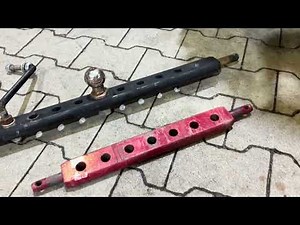 Trailer hitch and drawbar for small tractor