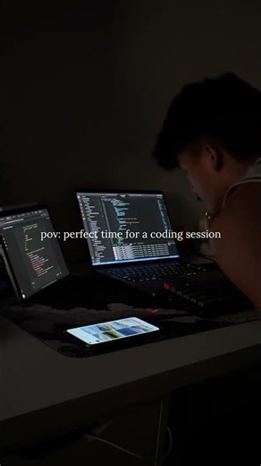 pov: perfect timing for a coding session #coding #solodeveloper #android #ios #reactnative