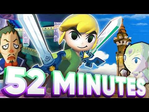 ZELDA PHANTOM HOURGLASS + SPIRIT TRACKS SUMMARY IN 52 MINUTES!