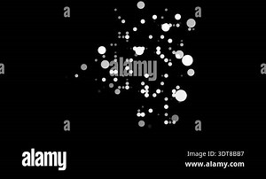 Generative abstract Gabon made of particle swarm