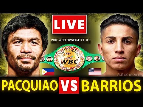 LIVE: MANNY PACQUIAO VS MARIO BARRIOS | WBC WELTERWEIGHT BELT 24/7 Documentary!