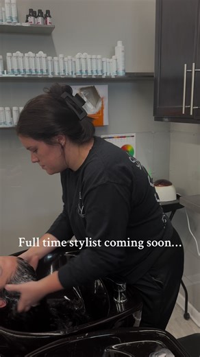 Come October…. Marley will be in our salon for good! We are so excited. #hairstylistlife #hairstylistsoftiktok #northmyrtlebeach #southcarolinahairstylist