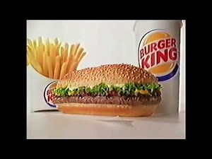 Burger King XL Deluxe Burger 2000 Commercial